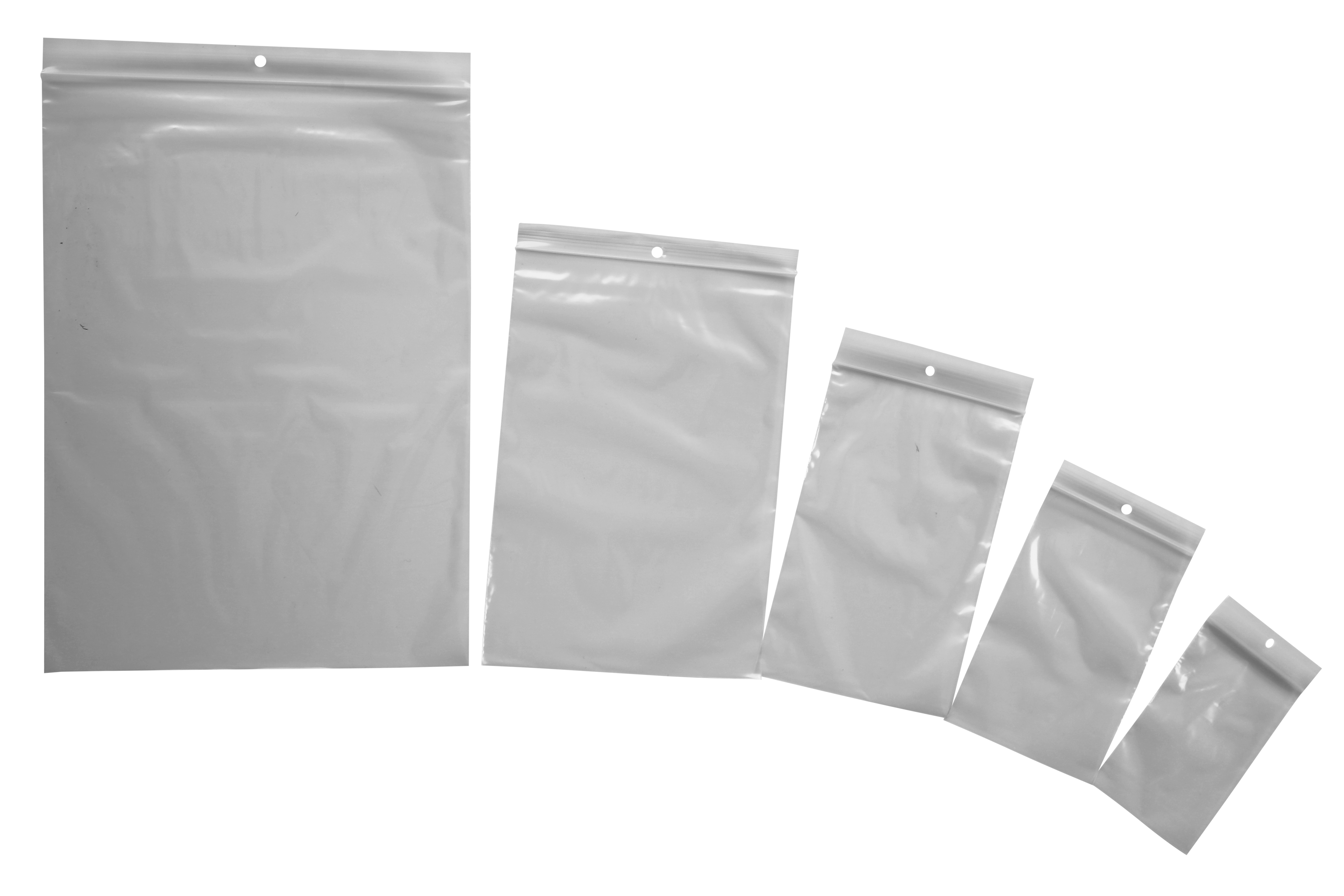 Druckverschlussbeutel aus recyceltem PE
